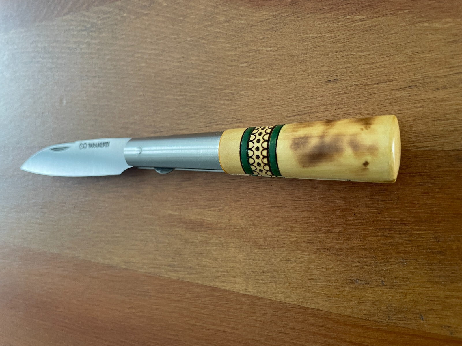 3.26” CQ Taramundi Pocket Knife Boxwood Handle Unique Design Asturias Spain