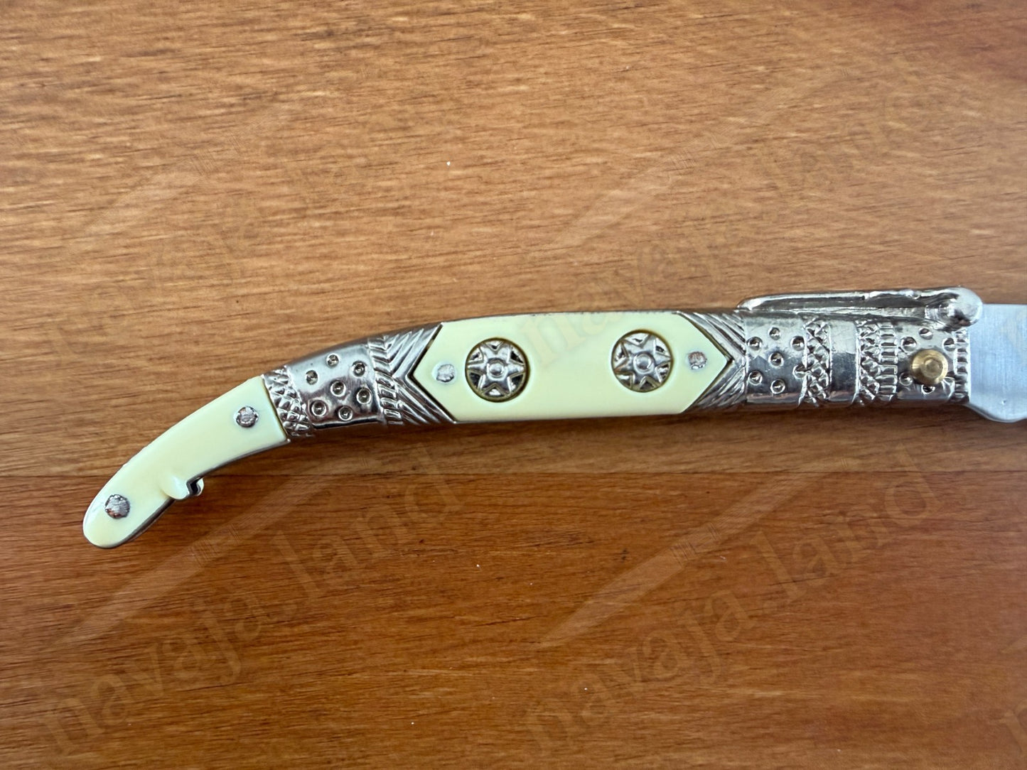 3.5” Albacete Navaja Joker Arabian Knife Zamak Handle Handmade Slipjoint Spain