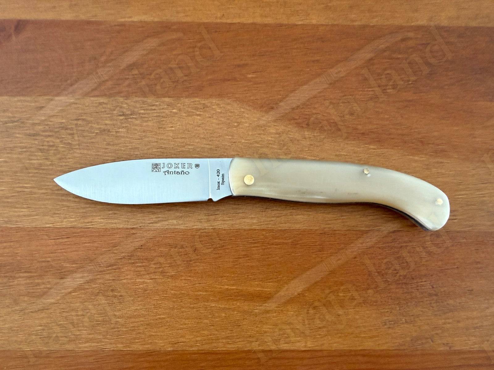 Joker Pocket Knife – Bull Horn Handle | 3.14” Blade | Slipjoint | Made in Spain