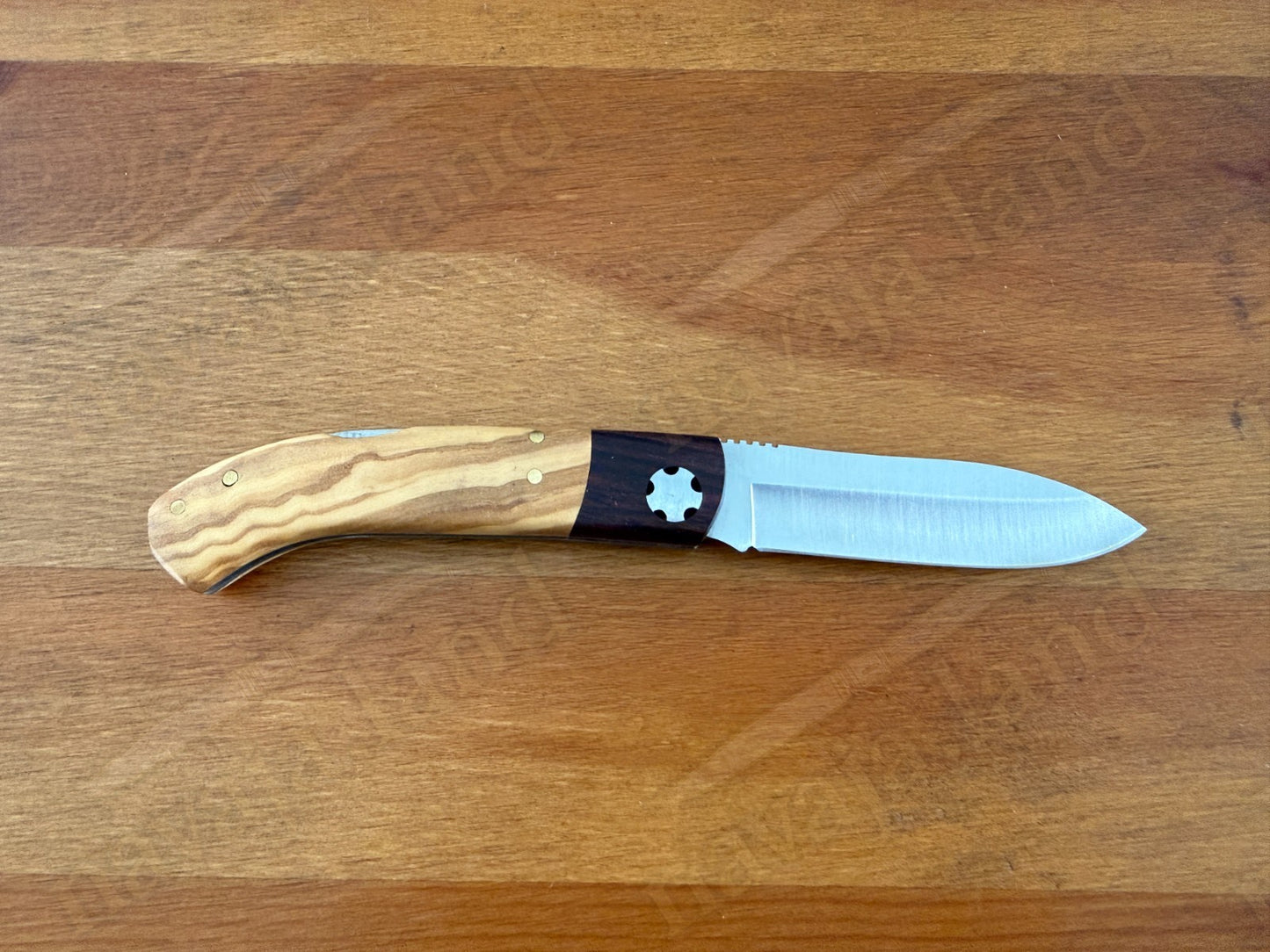 Joker Pachón Pocket Knife Olive Wood & Rosewood Handle Sandvik 12C27 3.14” Blade