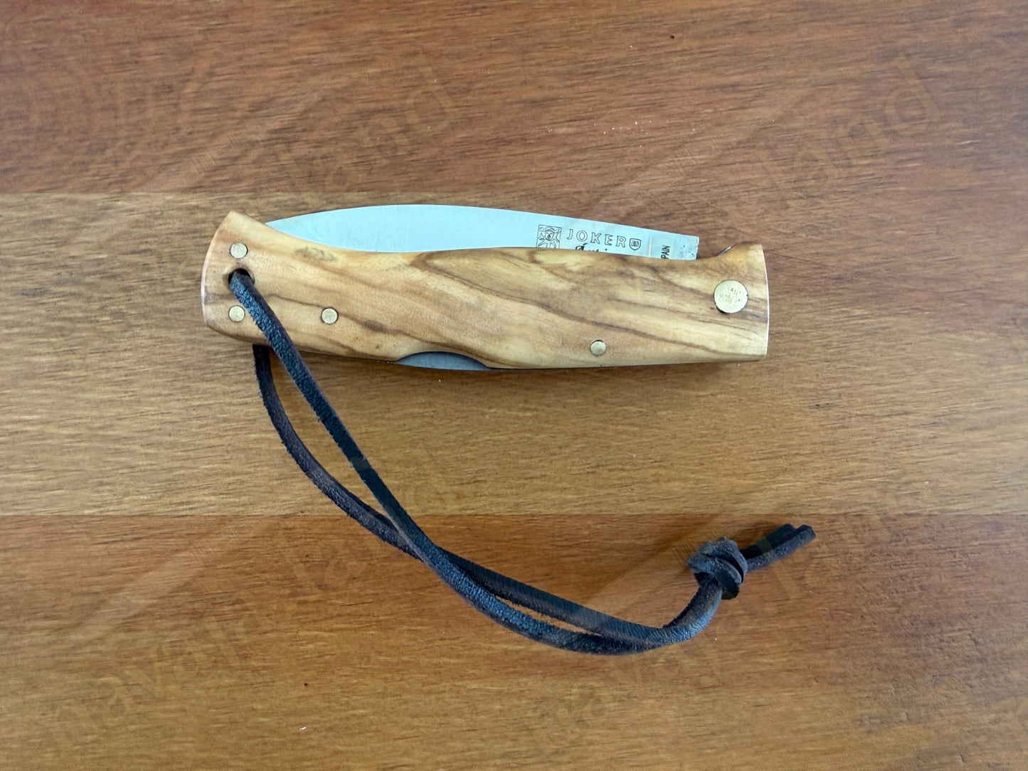 3.15” Joker Artica Bushcraft Folding Knife (Olive Wood Handle) Handmade Spain