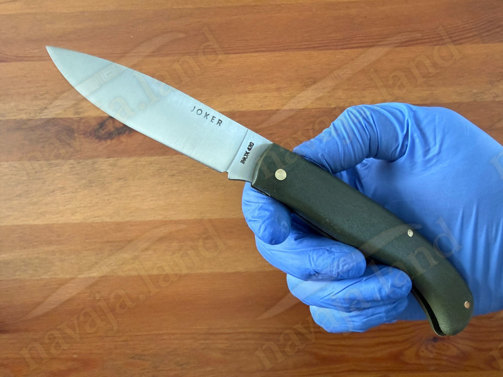 Joker Antaño Pocket Knife 3.54” 420 Steel Blade Green Fiber Handle From Spain