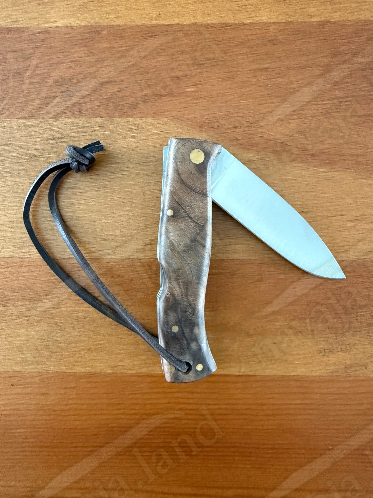 3.15” Joker Artica Bushcraft Folding Knife (Walnut Wood Handle) Handmade - Spain