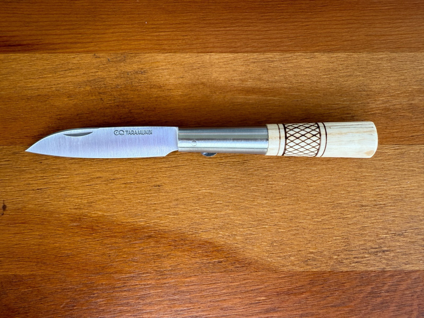 3.1" CQ Taramundi Pocket Knife Ash Tree Wood Handle Made in Spain -  US Seller