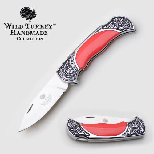 3.50" Wild Turkey Handmade Manual Folding Knife