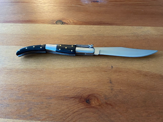 4” Arabian Folding Pocket Knife Black Wood and Steel Handle Navaja Made in Spain