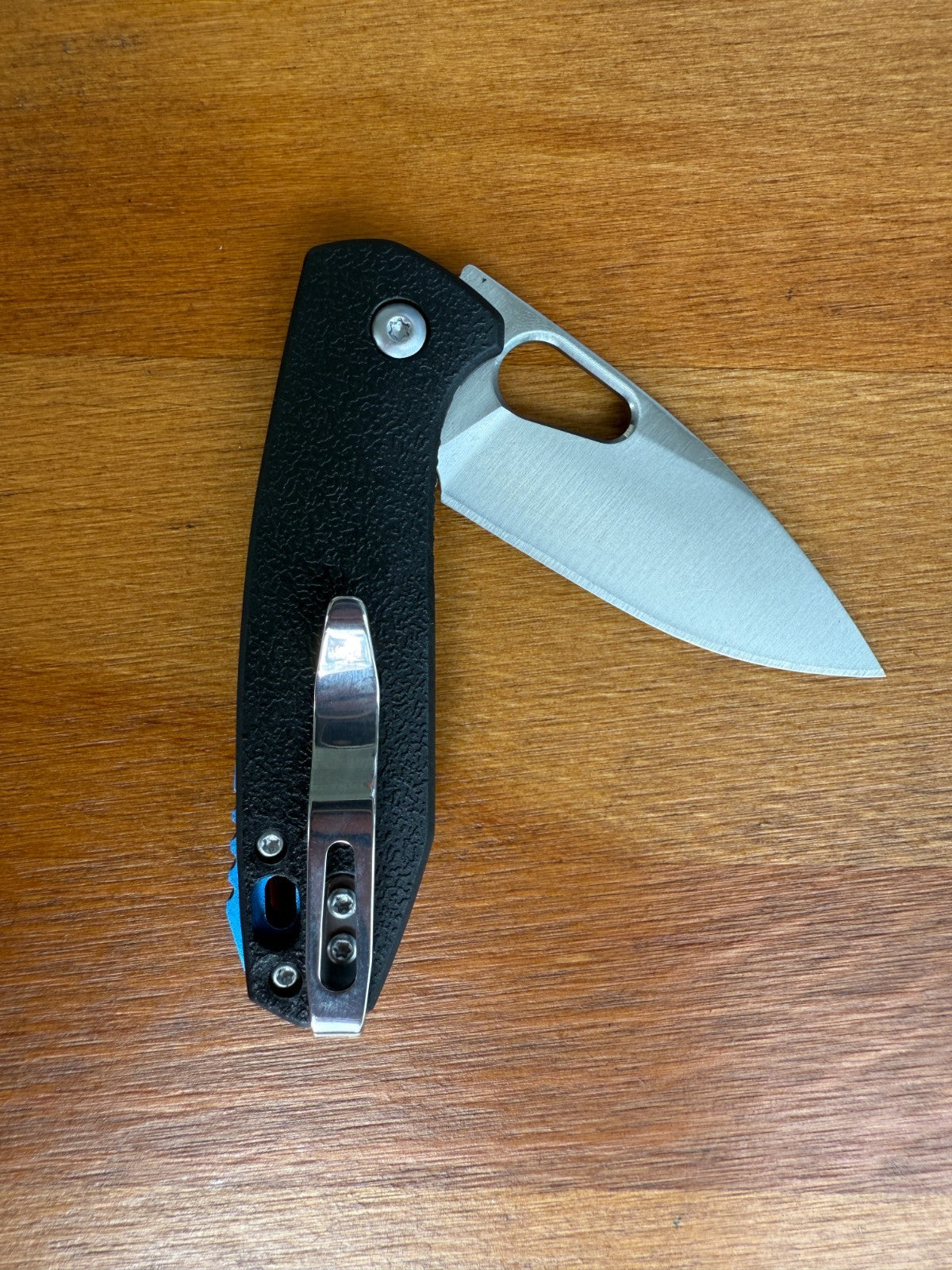 2.5" Stainless Steel Blade Pocket Knife Fiberglass Handle Pocket Clip From Spain