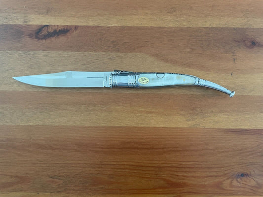6” Spanish Navaja Serrana Folding Pocket Knife Bullhorn Handle - US Seller