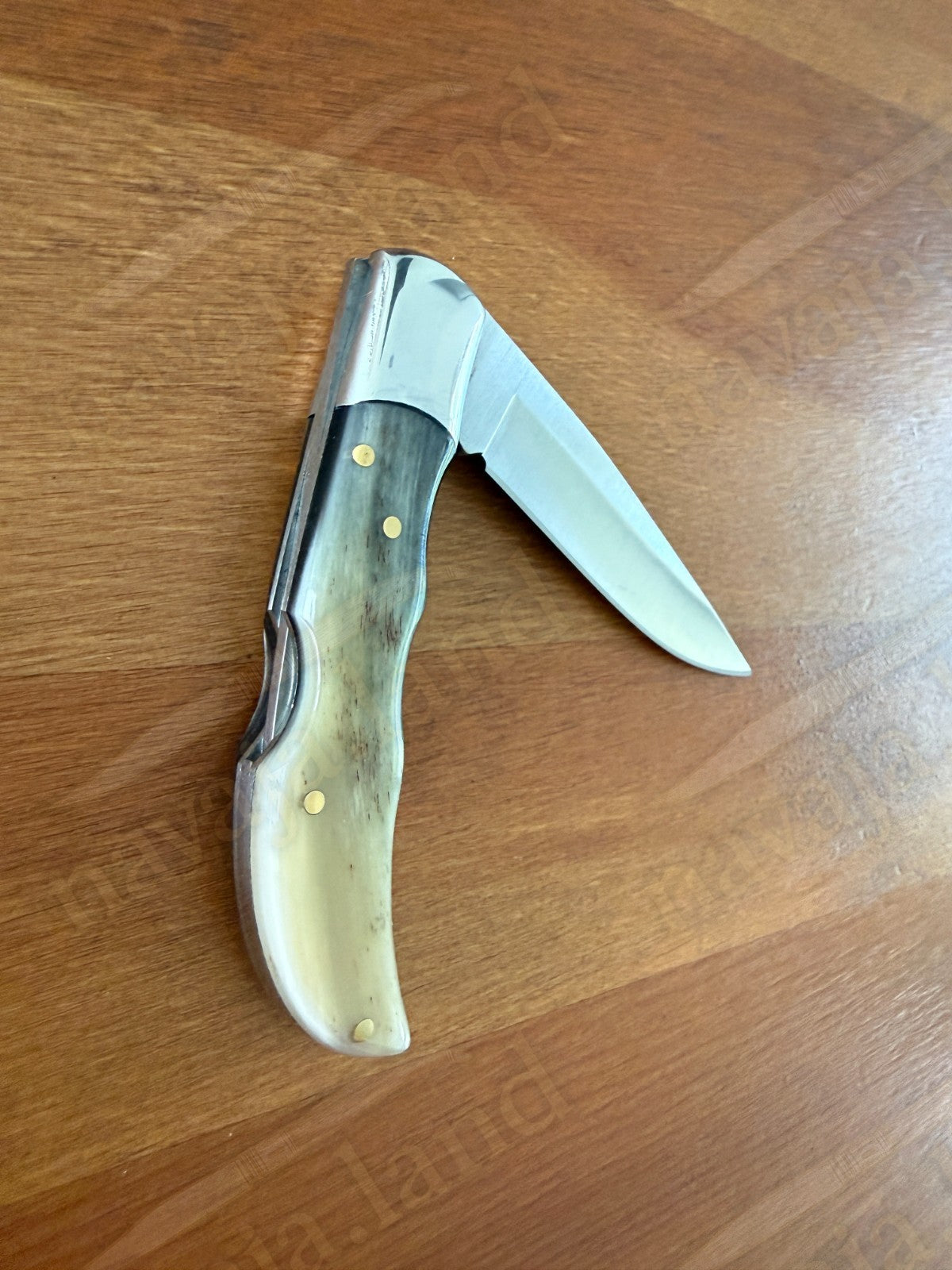 3” Joker Pointer Camping Folding Knife (Bull Horn Handle) Handmade in Spain