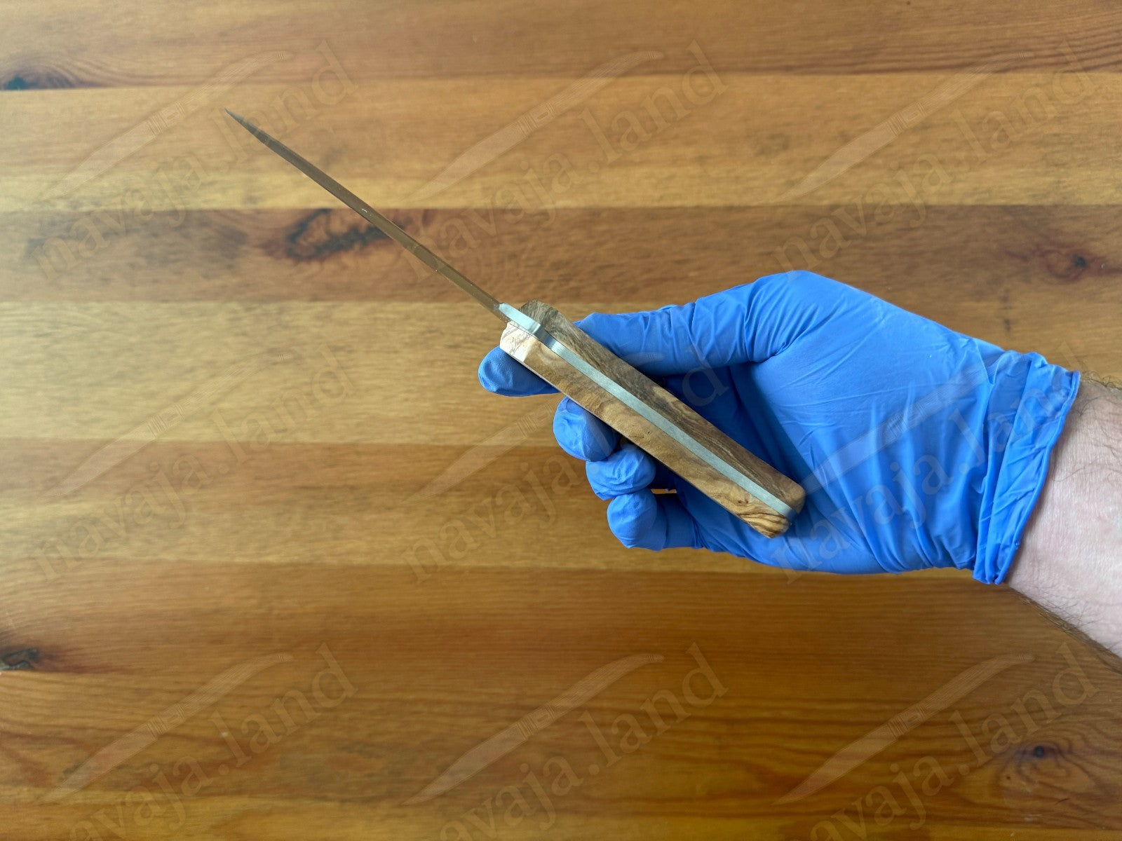 Joker Arrui 10 Outdoor Knife – 3.9” Blade | Olive Wood Handle | Leather Sheath