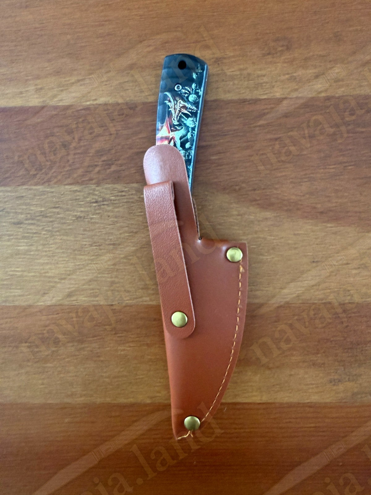 Snake Eye Tactical Fixed Blade Hunting Knife Full Tang with Sheath