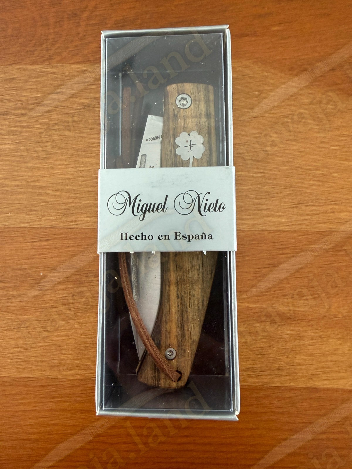 Miguel Nieto🍀LUCK Spanish Folding Knife Böhler N690Co Steel Pistachio Wood