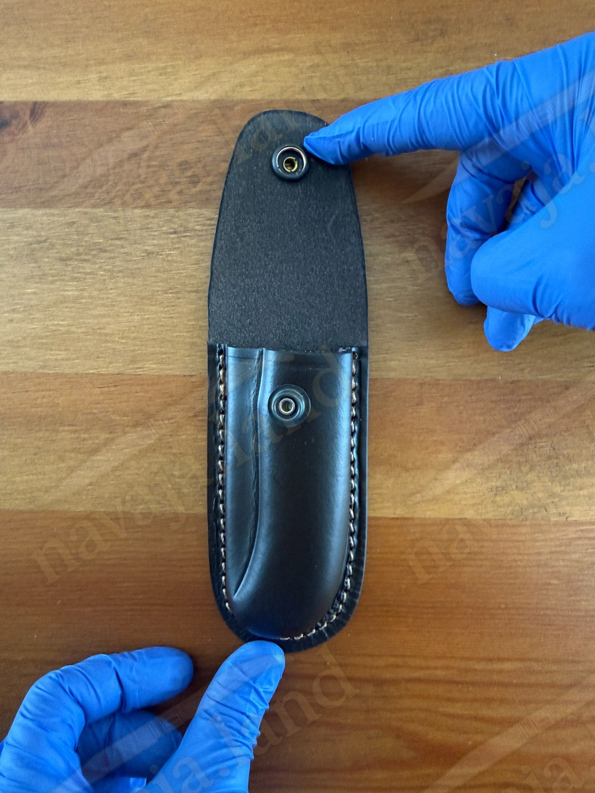 Joker Leather Sheath for Laguiole Pocket Knife (127 x 45 mm / 5" x 1.77")