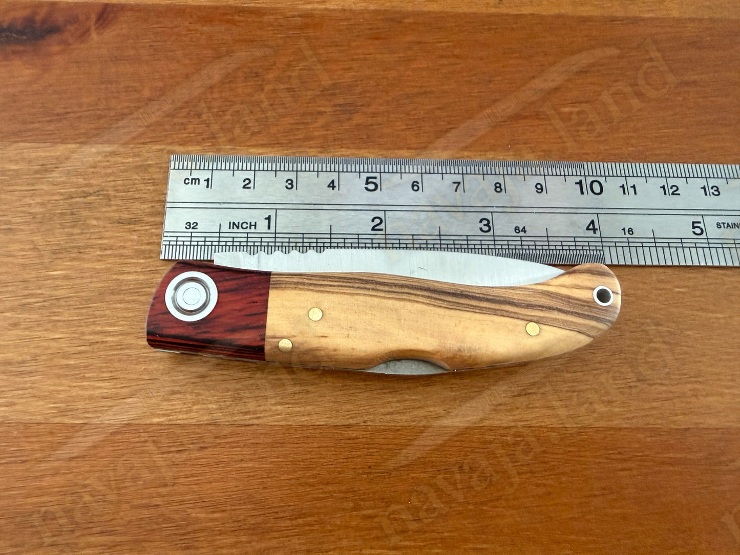 Joker Koala Pocket Knife 2.75” MOVA Blade Olive Wood & Rosewood Handle