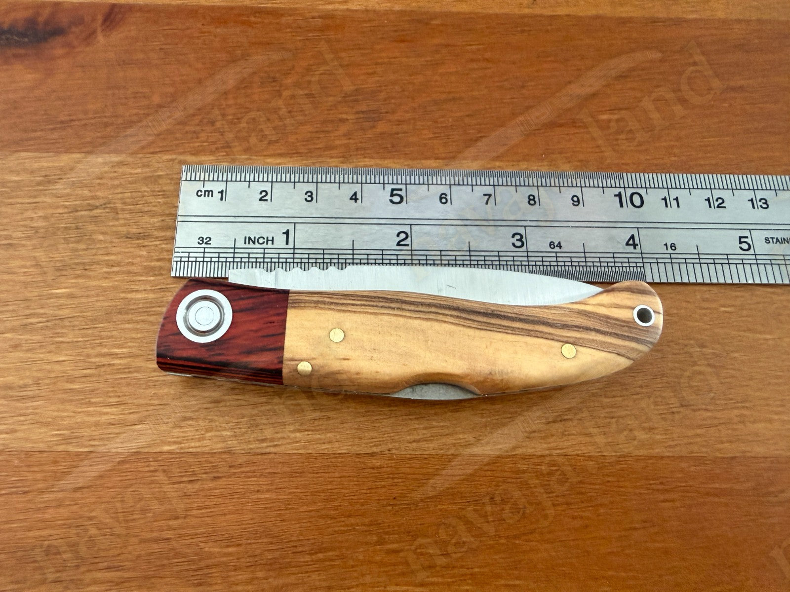 Joker Koala Pocket Knife 2.75” MOVA Blade Olive Wood & Rosewood Handle