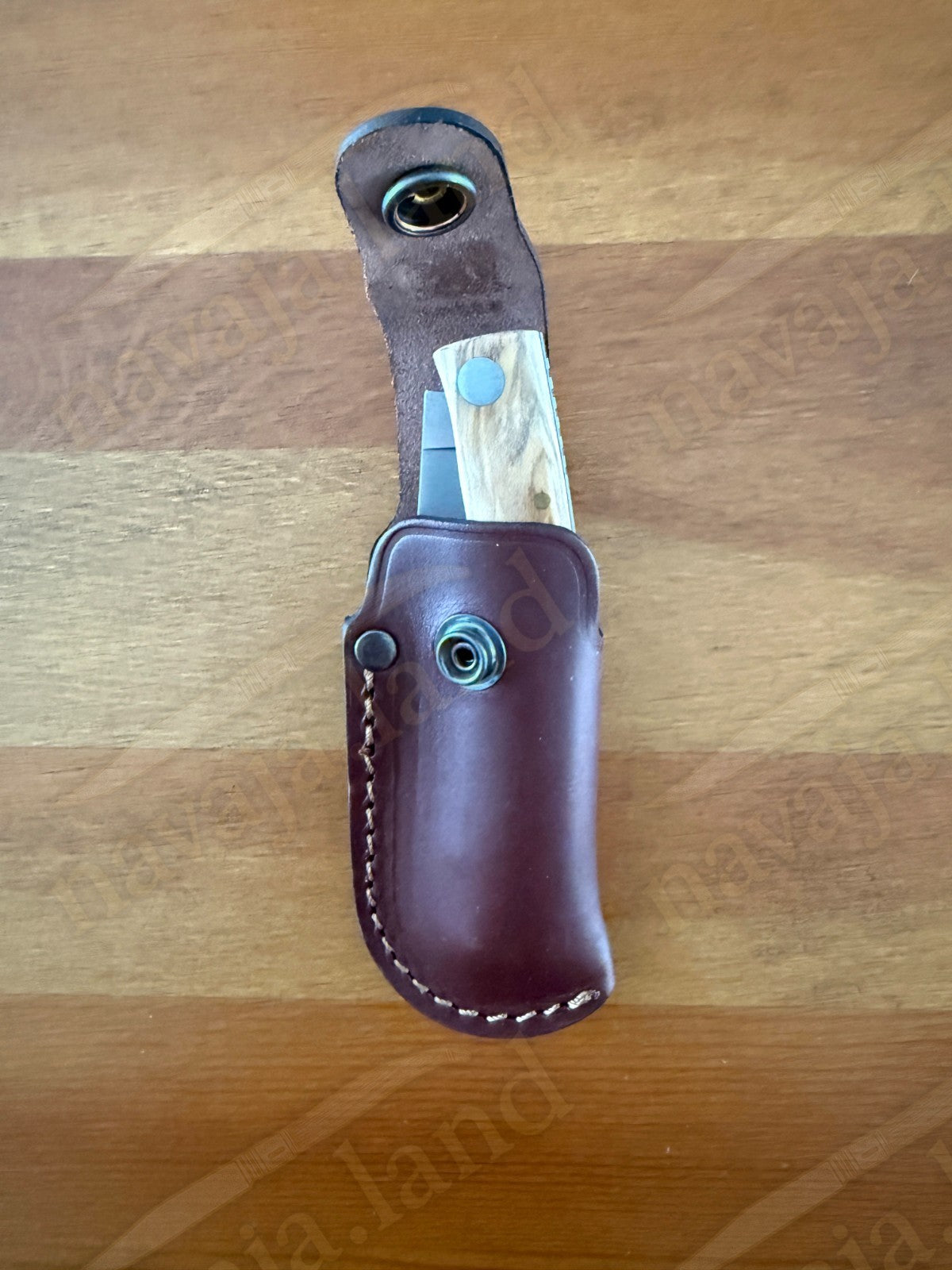 Joker BECADA Knife – 3.15” Sandvik 14C28N Blade | Olive Wood | Leather Sheath
