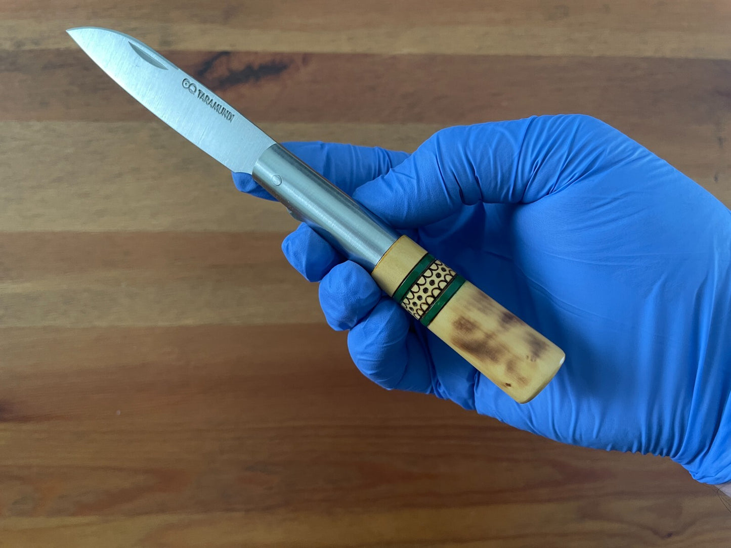 3.26” CQ Taramundi Pocket Knife Boxwood Handle Unique Design Asturias Spain