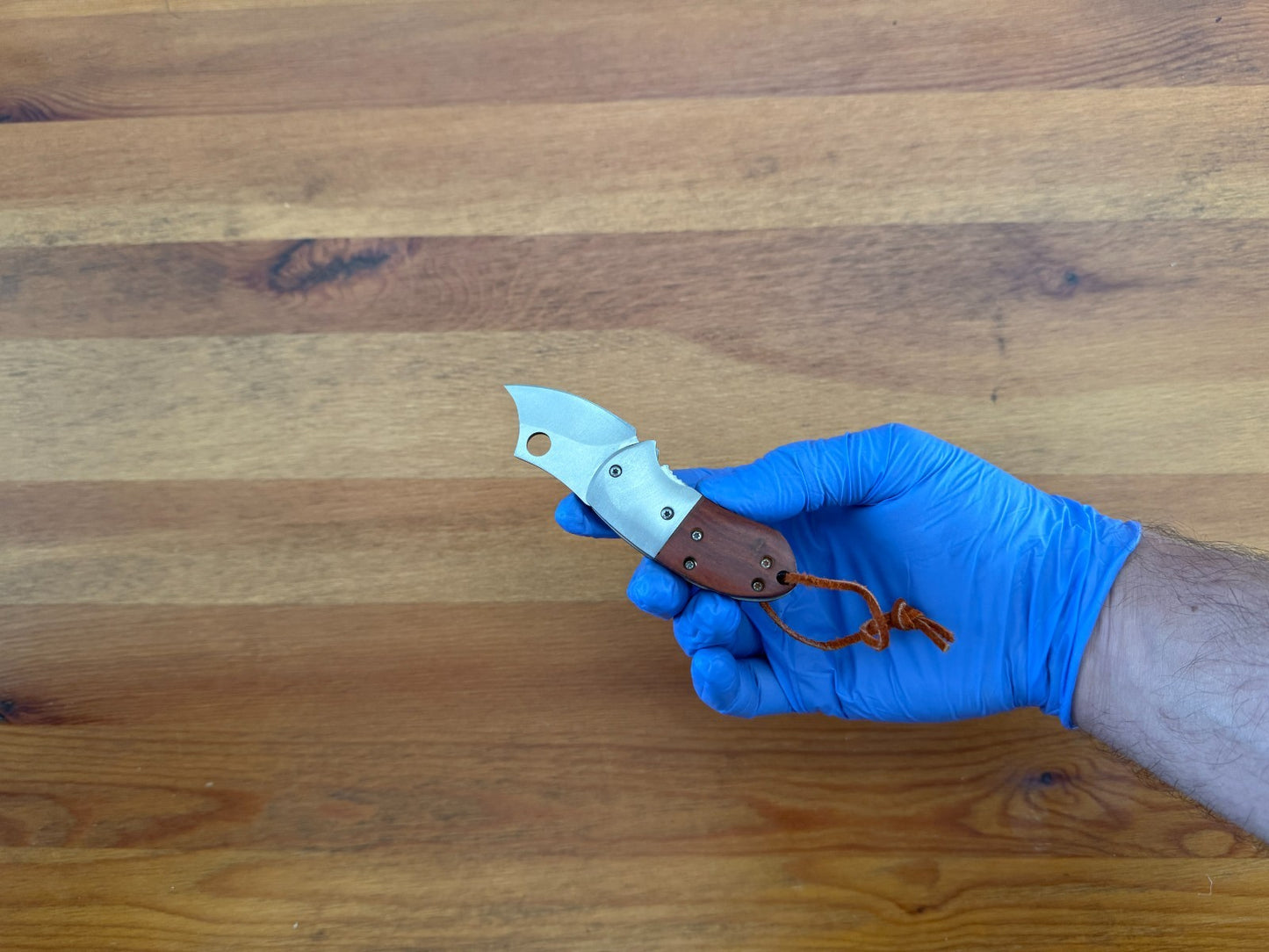 1.8" Blade Navaja Small Pocket Knife Stainless Wood Scales Liner Lock - Spain