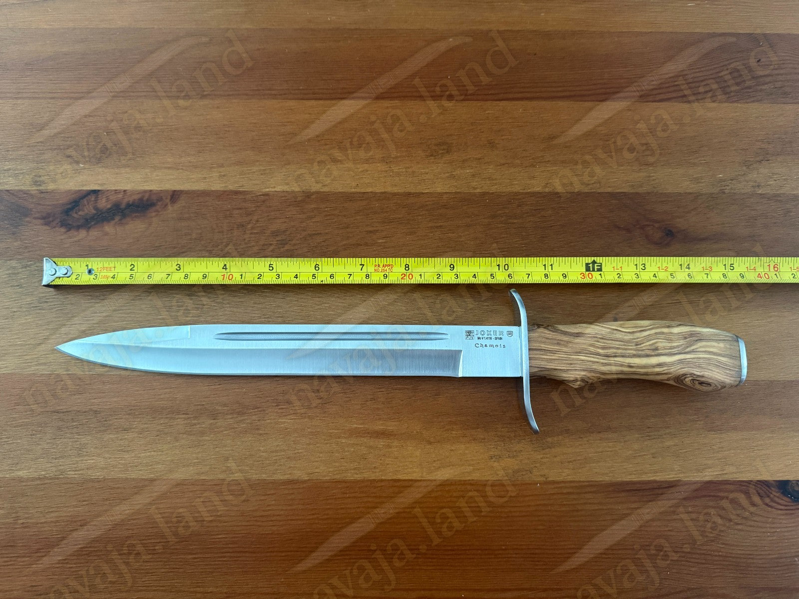 Joker Chamois Hunting Knife 10” MOVA Blade | Olive Wood Handle | Made in Spain