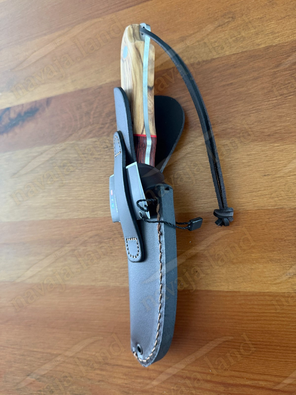 Joker Aguila Bushcraft Knife 4.13” MOVA Blade Olive Wood & Rosewood Handle