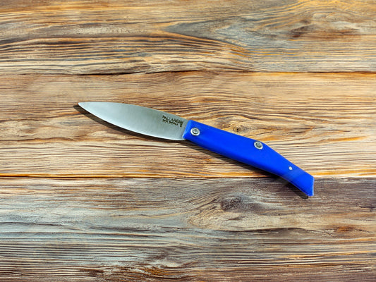 Pallares Solsona Pocket Knife 2.76” Stainless Steel Blade Blue Handle Spanish