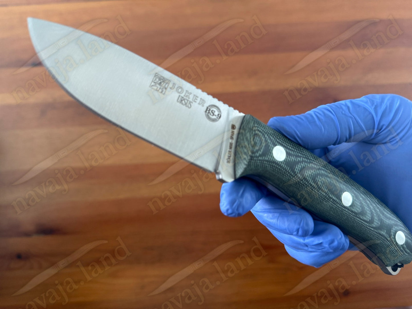 Joker Ursus Survival Knife Böhler N695 Green Canvas Micarta Full Tang From Spain