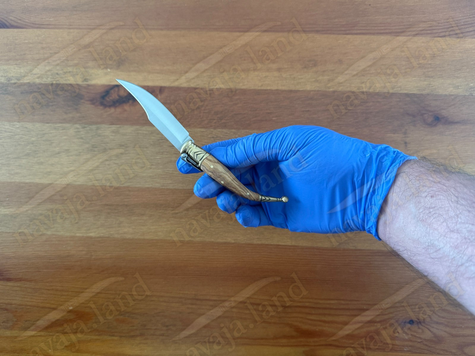 3” Navaja Joker Sevillana Knife Olive Wood Handle High Quality Handmade in Spain