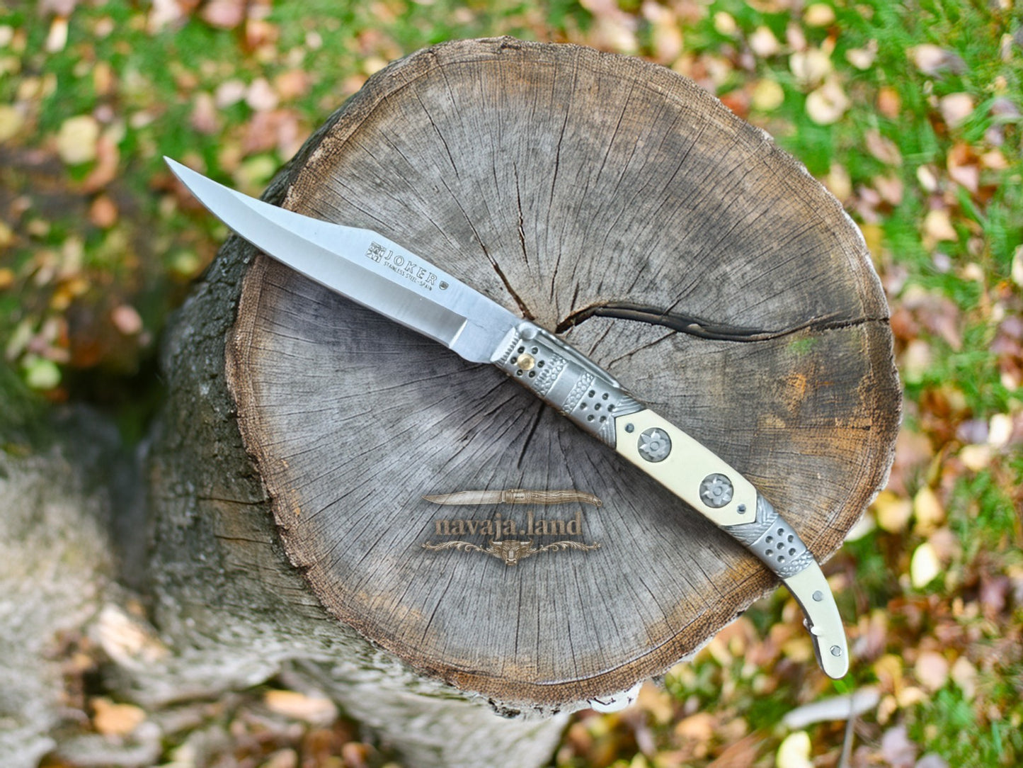 Spanish Navaja Joker Arabian Style 3.9" 420 Steel Zamak Handle Handmade in Spain