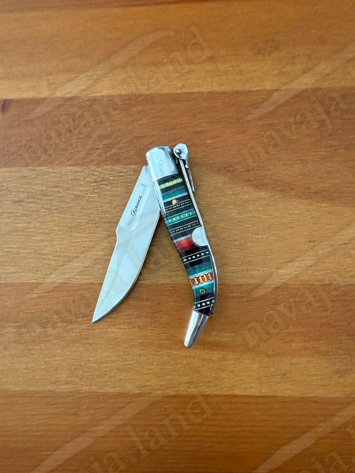 3.2” Spanish Classic Navaja Teja Albacete Style Pocket Knife with RATCHET