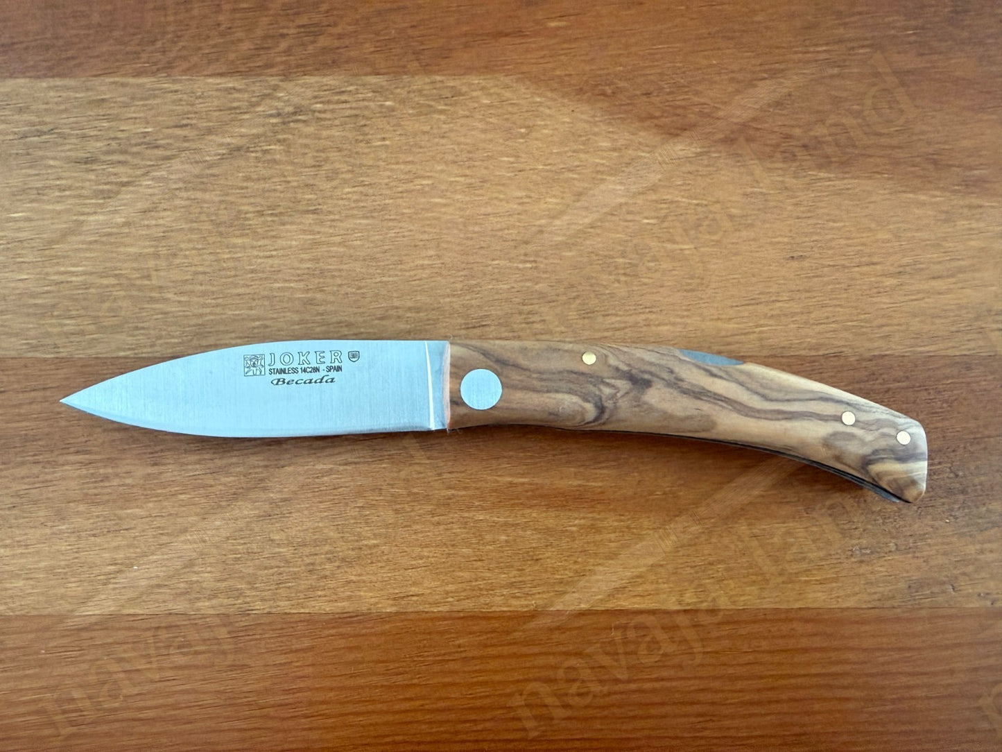 Joker BECADA Knife – 3.15” Sandvik 14C28N Blade | Olive Wood | Lockback - Spain