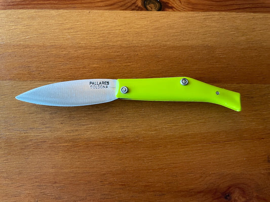 Pallares Solsona Pocket Knife Cabon Steel 2.76" / 7 cm Green from Spain New