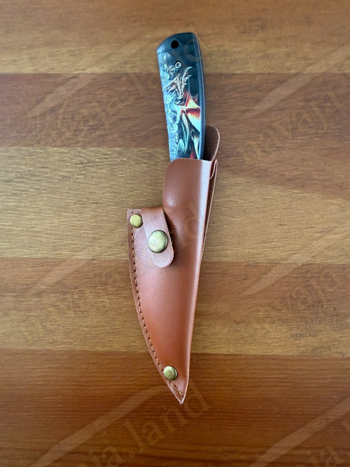 Snake Eye Tactical Fixed Blade Hunting Knife Full Tang with Sheath
