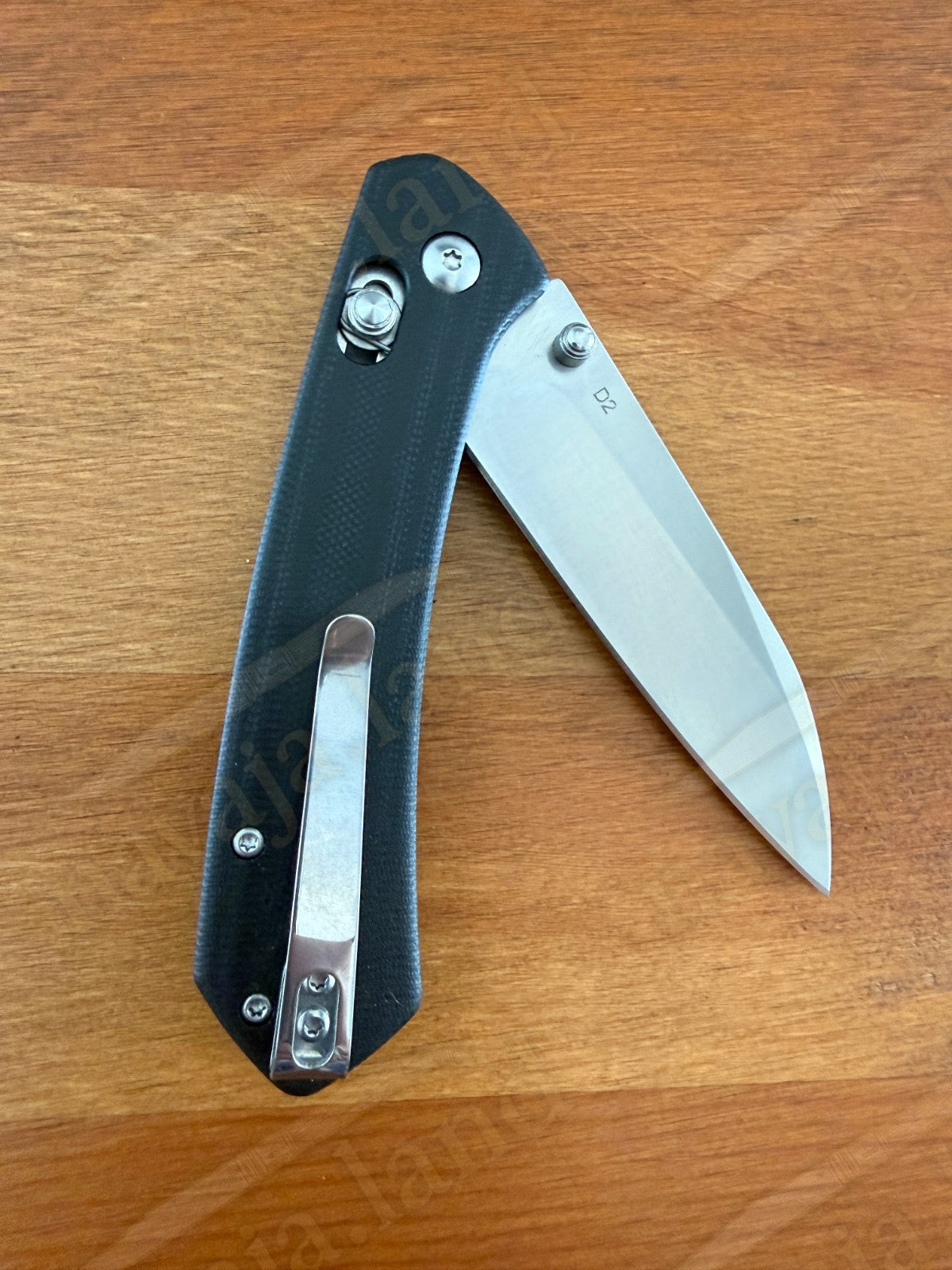 Folding Knife G10 Handle - D2 Steel - 3.4" Blade Axis Lock w/ Presentation Box