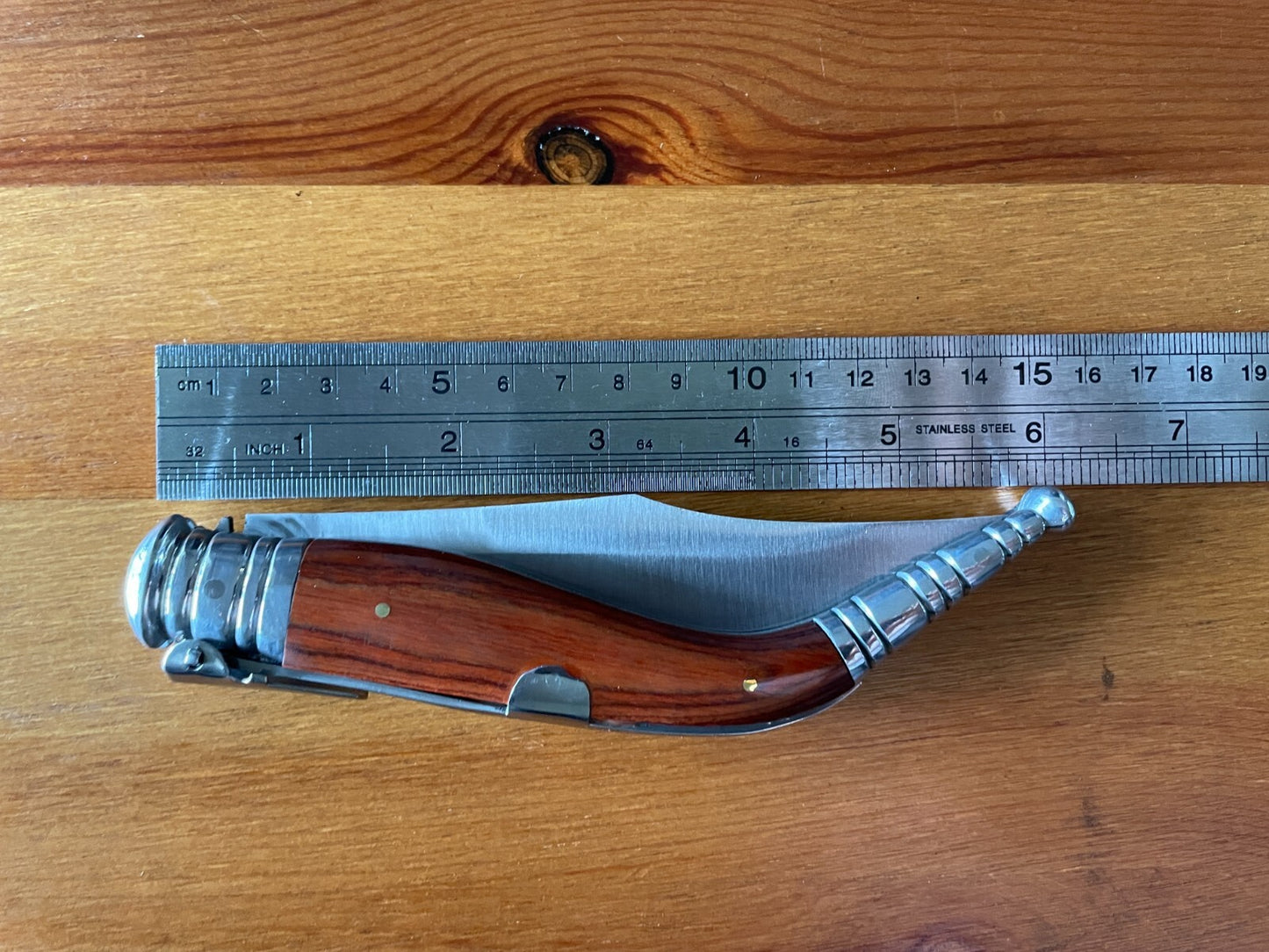 4.5” Navaja Sevillana Style Pocket Knife Handmade in Albacete Spain - USA Seller