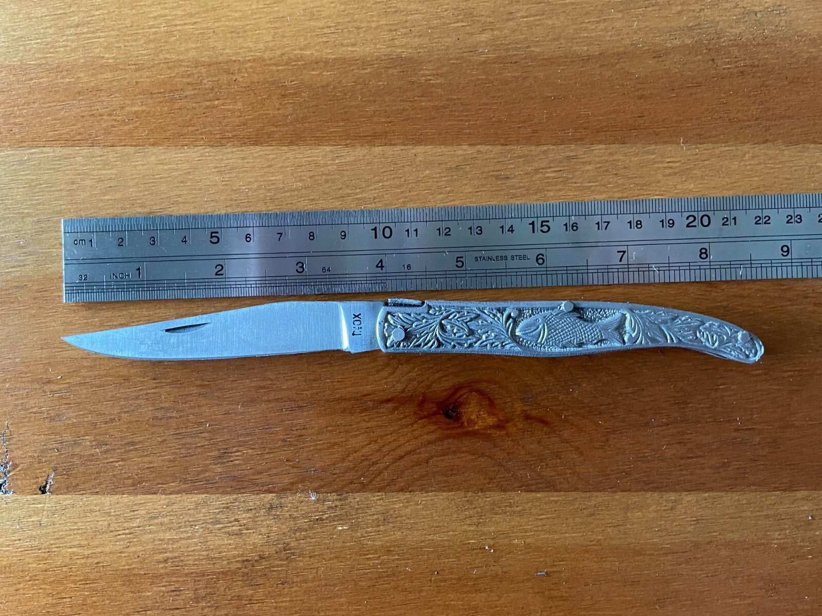 3.8" Spanish Navaja Pocket Knife Decorated Handle From Spain - USA Seller