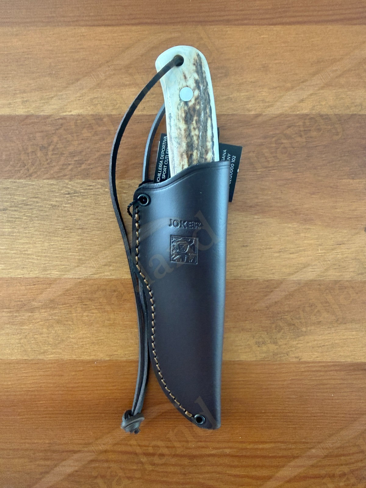 Joker Gran Erizo Bushcraft Knife – 3.74” MOVA Blade Stag Antler Handle | Sheath