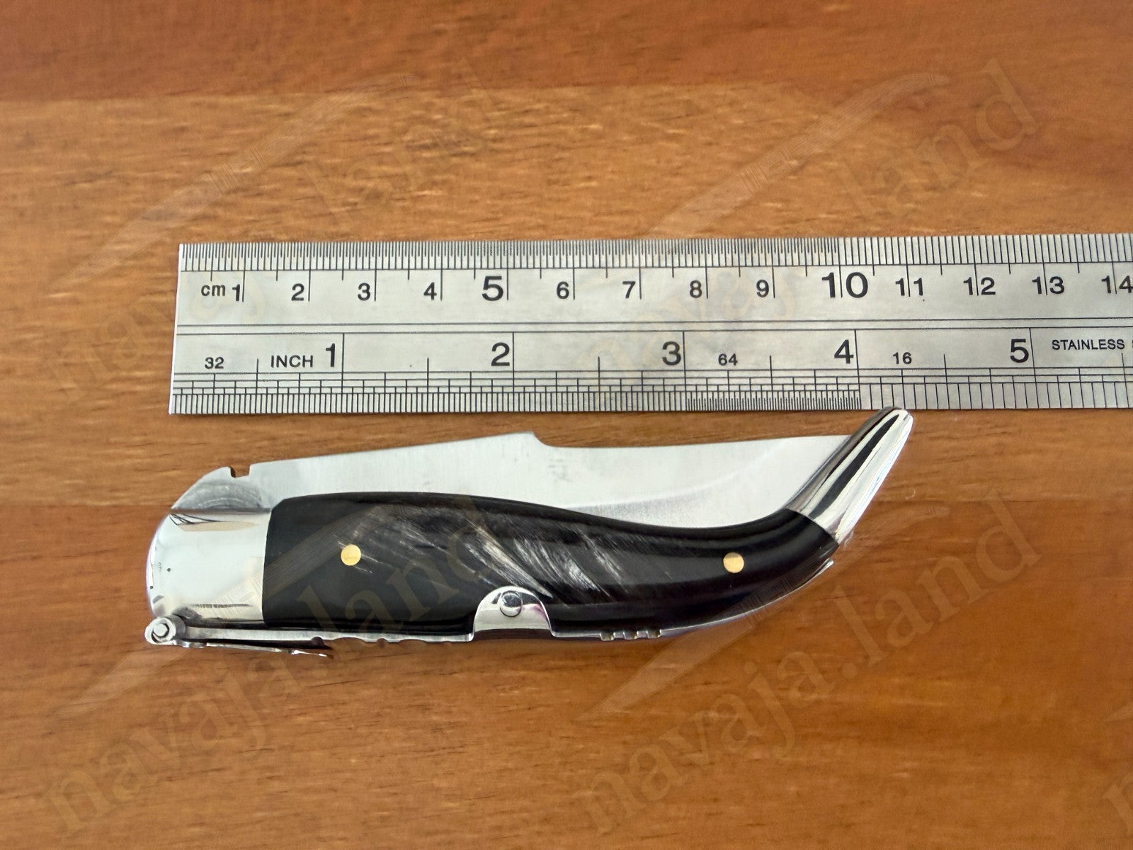 3.2” Joker Clásica Folding Knife Buffalo Horn Handle MOVA 1.4116 Stainless Steel