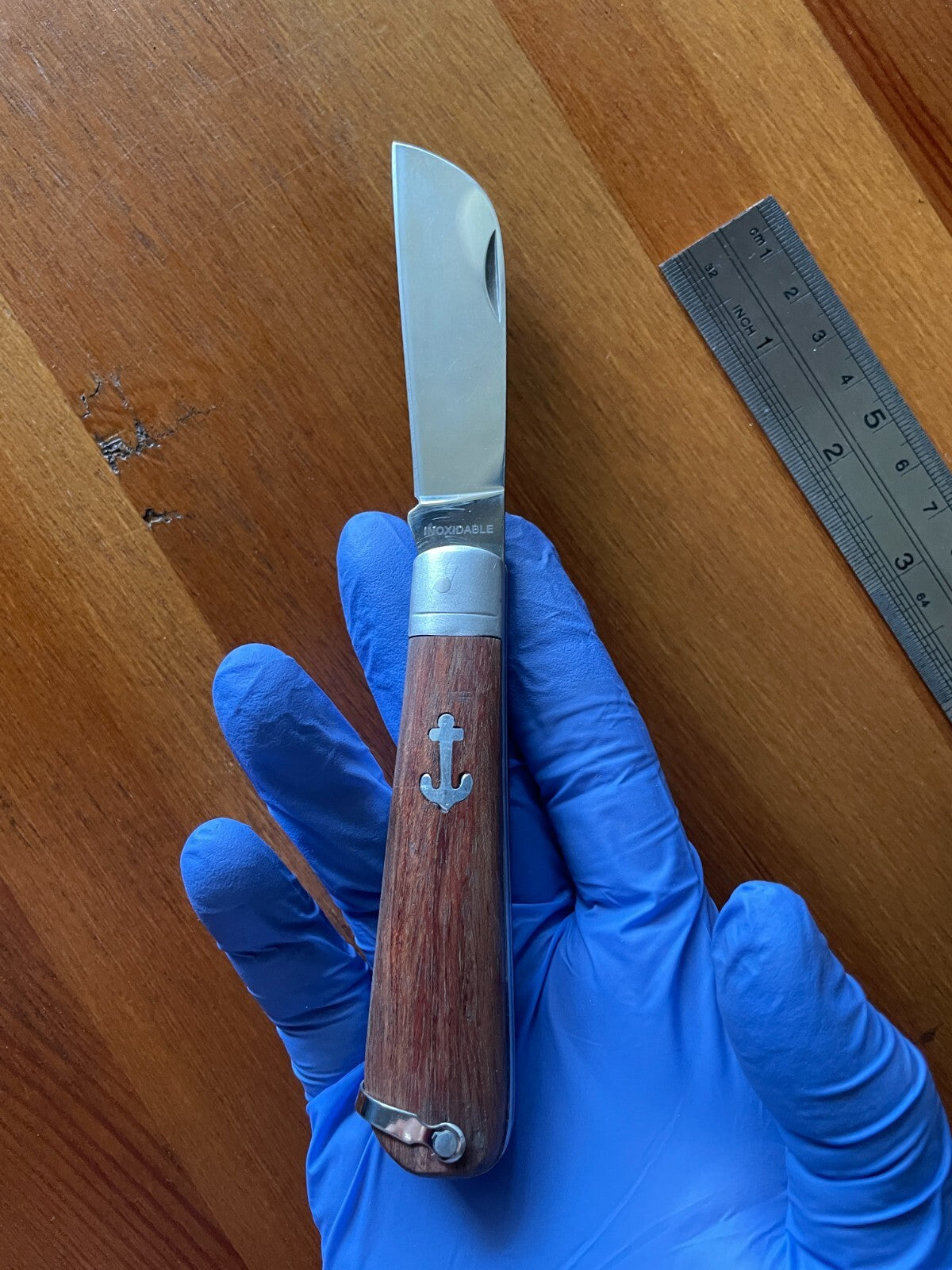 3.14" Sailor Pocket Knife Parrot Tip Wood Handle Ships from USA Made in Spain
