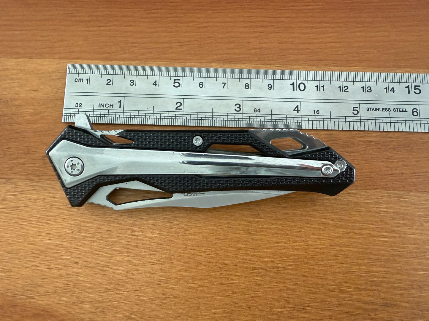 3.3" Stainless Steel Blade Sporting Folding Pocket Knife Aluminum/Steel Handle