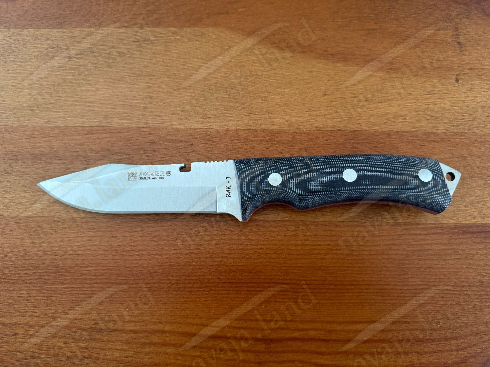 Joker RAK-1(3) Tactical Knife Full Tang | 440 Steel | Micarta Handle From Spain