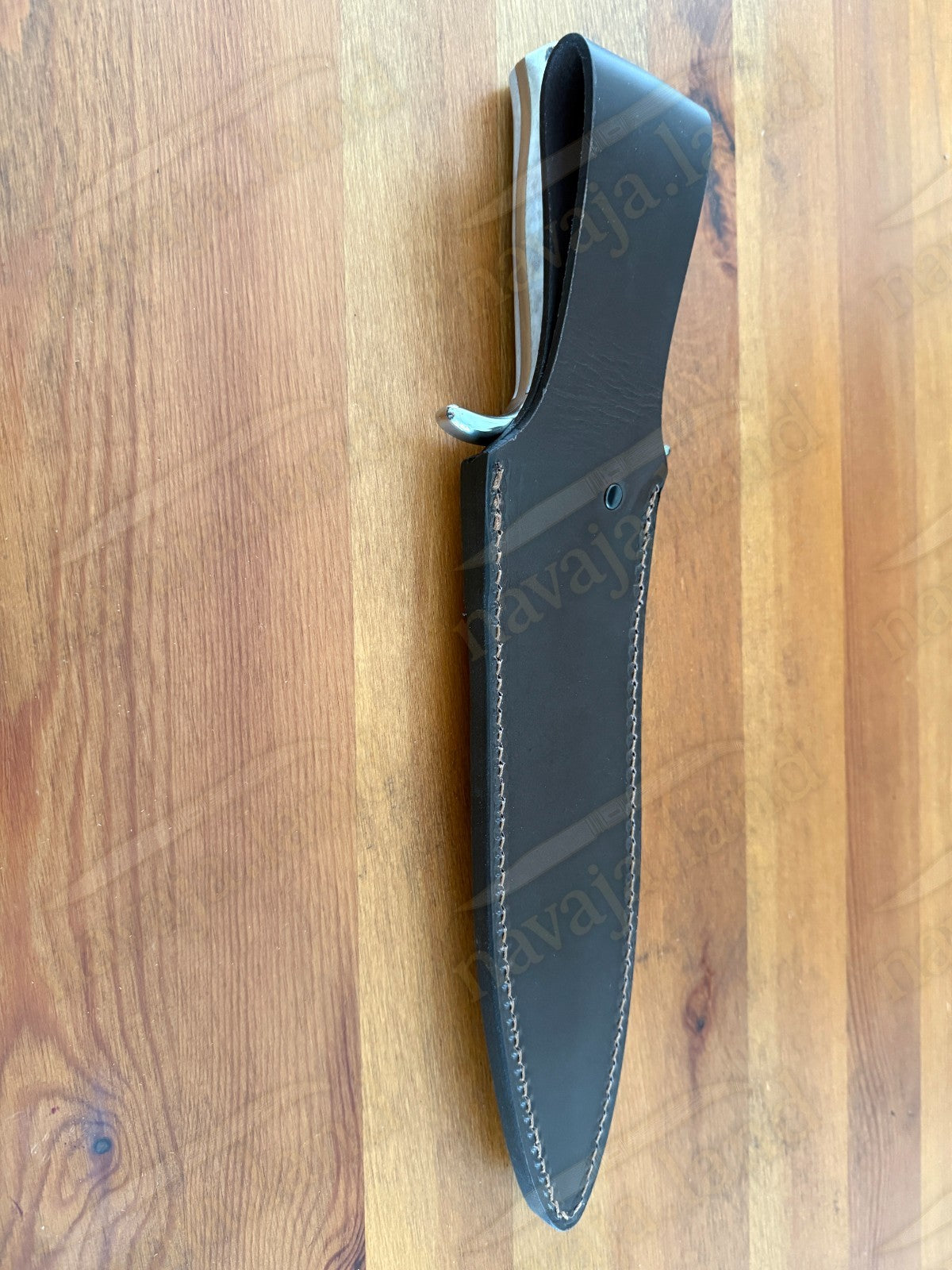 Joker Rehalero Hunting Knife 9.44” MOVA Blade Deer Horn Handle Leather Sheath
