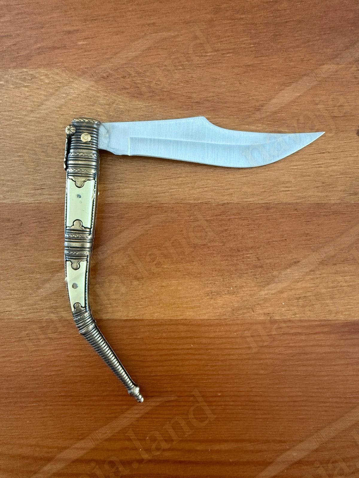 3.9” Albacete Navaja Joker Arabian Knife Zamak Handle Handmade Slipjoint Spain