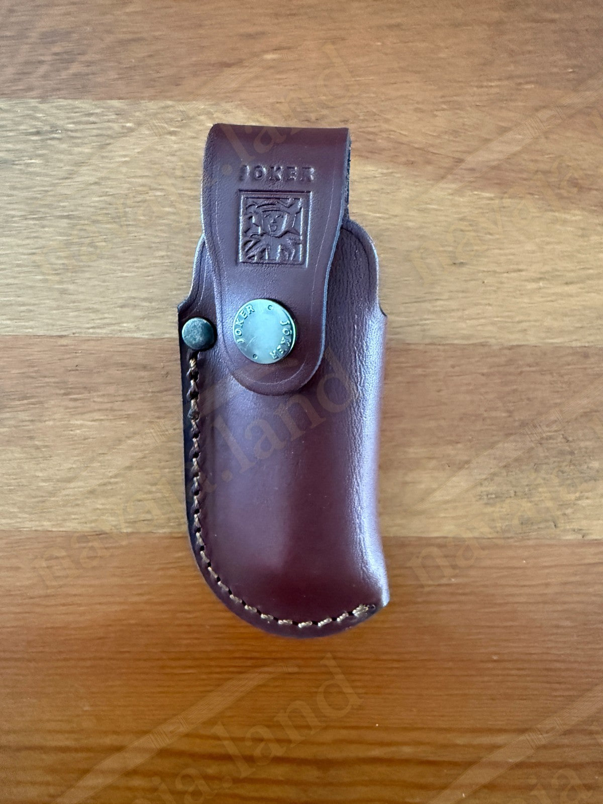 Joker BECADA Knife – 3.15” Sandvik 14C28N Blade | Walnut Handle | Leather Sheath