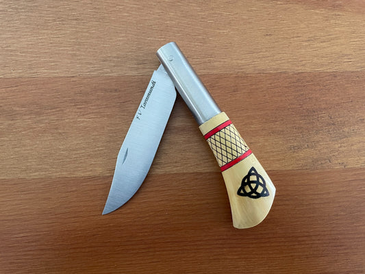 3.14” FV Taramundi Navaja Pocket Knife Made in Asturias Decorated Wood Handle