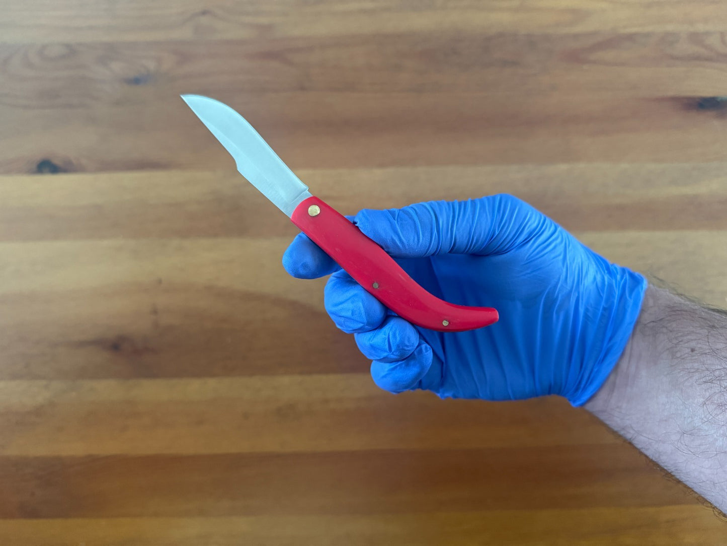 2.76" 440 Stainless Steel Blade Pocket Knife ABS Handle Spanish Flag Colors