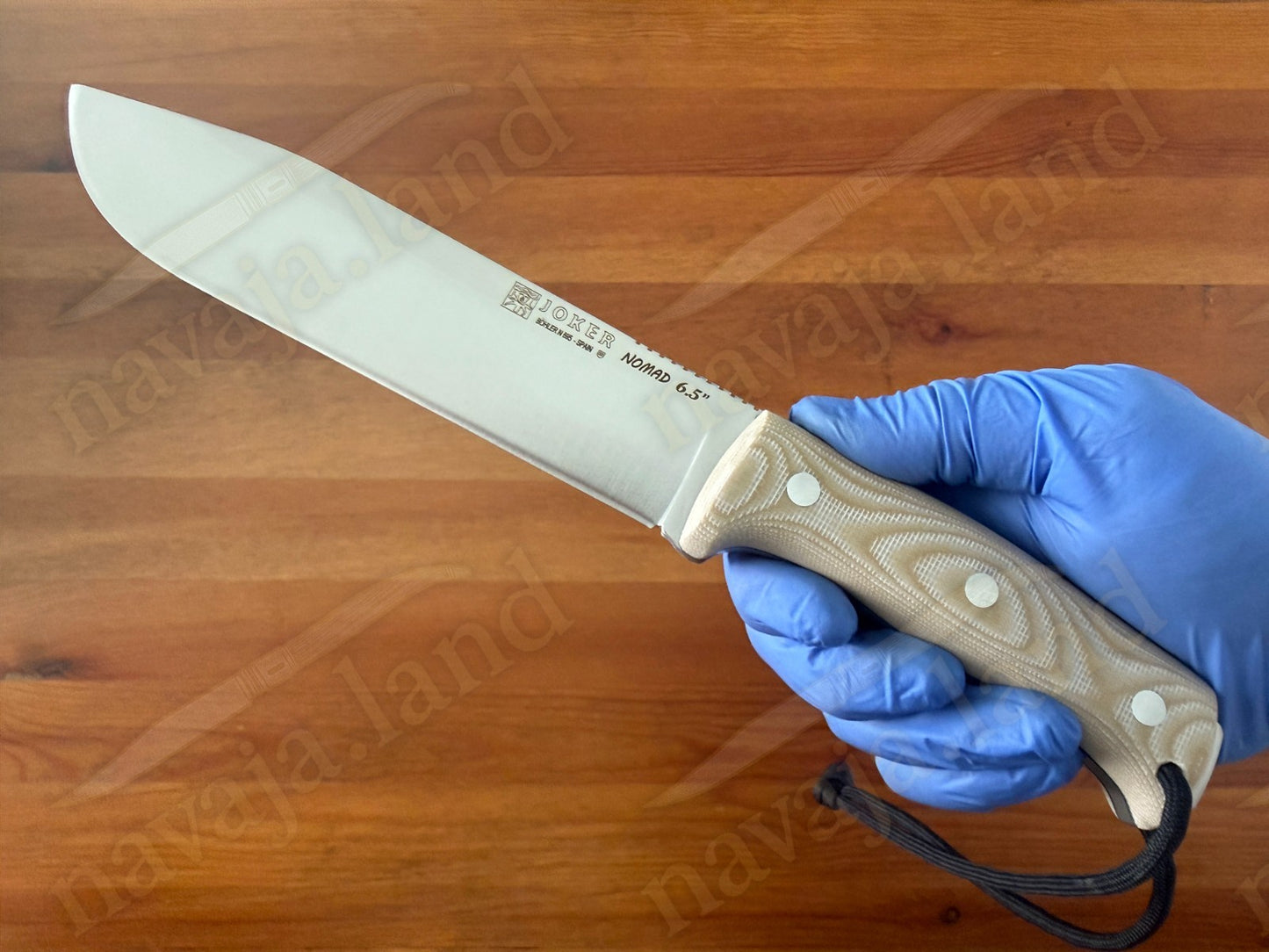 Joker Nomad Survival / Camp Knife 6.5" Böhler N695 Steel Beige Micarta Handle