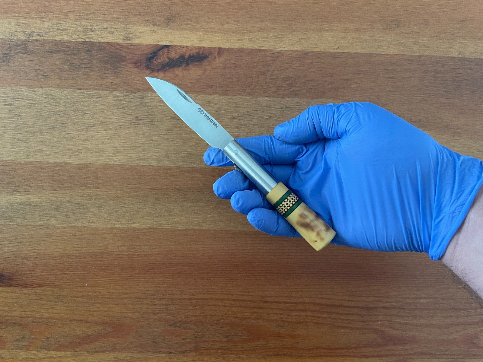 3.26” CQ Taramundi Pocket Knife Boxwood Handle Unique Design Asturias Spain