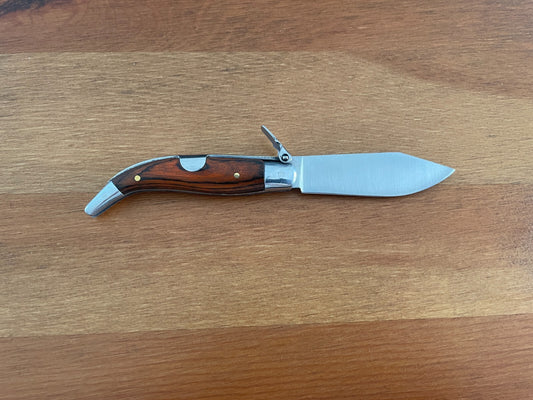 2.7" Spanish Navaja Teja Pastora Pocket Knife Carbon Steel from Spain - Ships US