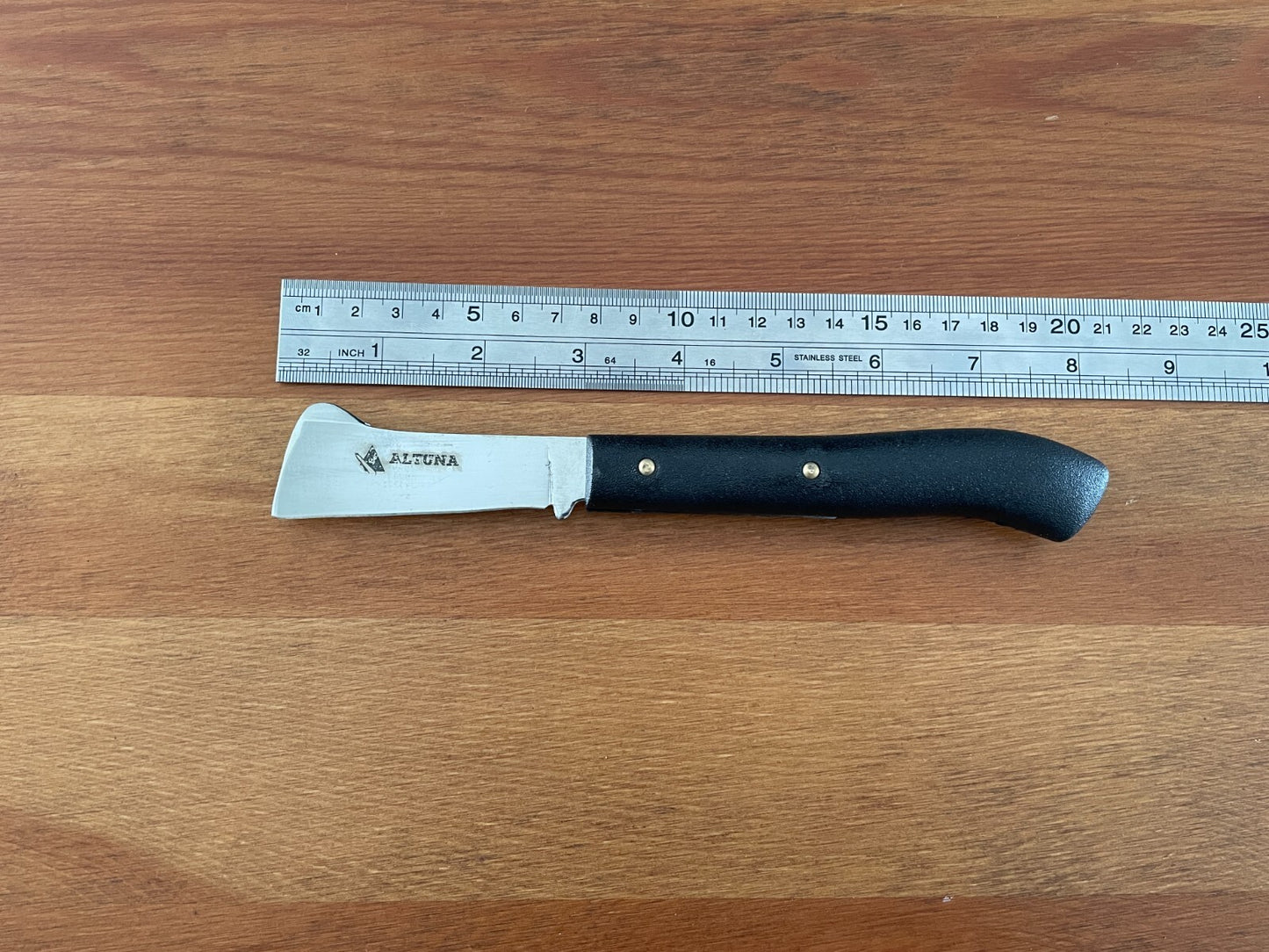 2.8" Stainless Steel Grafting Field Knife Fixed Blade Plastic Handle From Spain