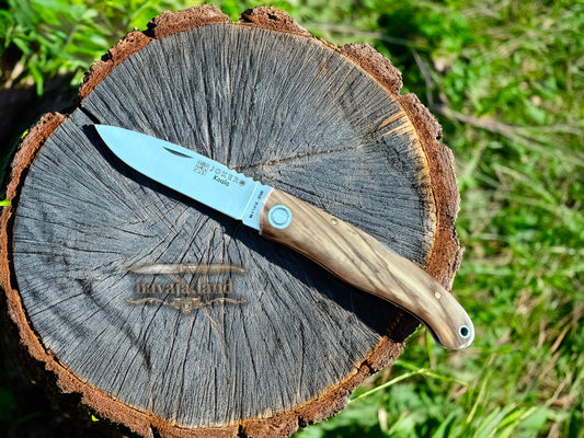 Joker Koala Pocket Knife 3.14” MOVA Blade Olive Wood Handle Handmade in Spain